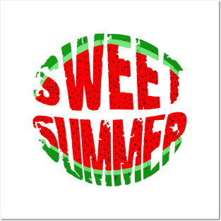 Watermelon sweet summer Posters and Art